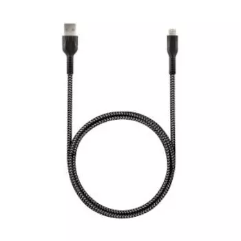 Кабель Stima USB2.0-Lightning, 1.5 м, серо-черный