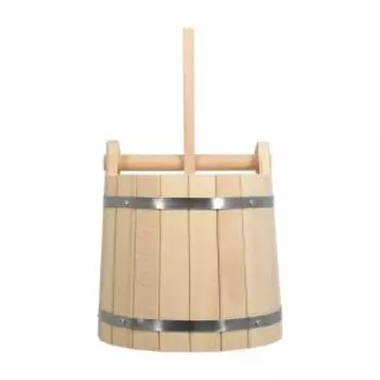 Кадка для заготовки солений Банные штучки с гнётом и замком, липа, 10 л