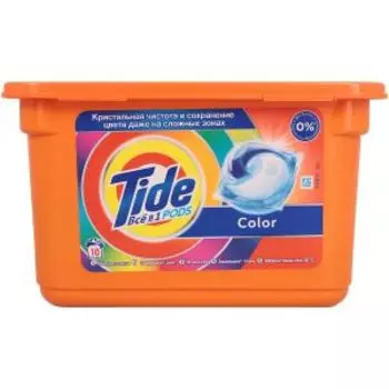Капсулы для стирки Tide Color, 10 шт
