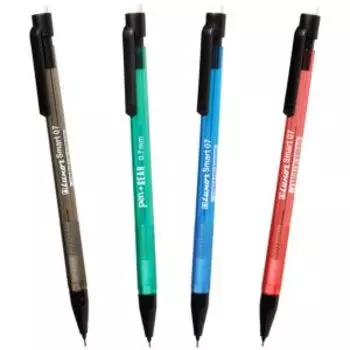 Карандаш механический Luxor Smart Slim, 0.7 мм, с ластиком, в ассортименте