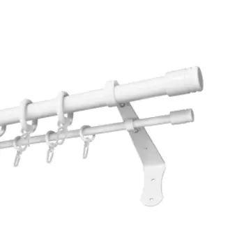 Карниз двухрядный Neo 20/10, 160 см, белый