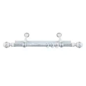 Карниз Legrand Валанс + У-шина, 2 м, белое серебро/патина