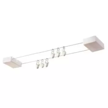 Карниз потолочный Арт-Декор, двухрядный струнный, 3.5 м, металл