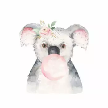 Картина на холсте Коала, 40х40 см