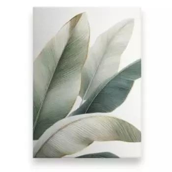 Картина на холсте PosterMarket Зеленые листья 1, 50х70 см