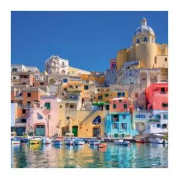 Картина на стекле Набережная, 30х30 см