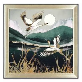 Картина в раме Dekart Аисты, 30х30 см