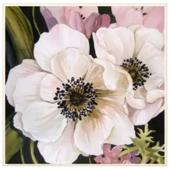 Картина в раме Мак 1, 30х30 см