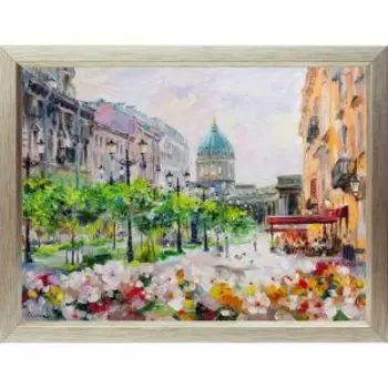 Картина в раме Малая Конюшенная. Полдень, 30х40 см