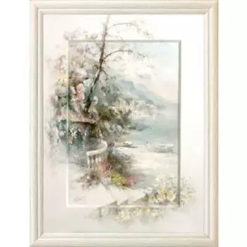 Картина в раме На берегу залива, 30х40 см