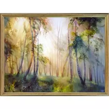 Картина в раме Русская коллекция Лесная сказка, 30х40 см