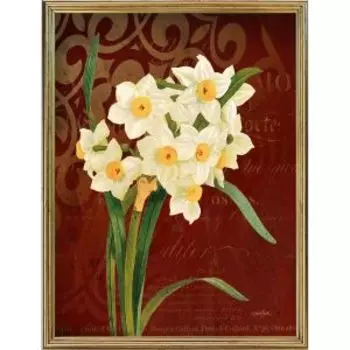 Картина в раме Русская коллекция Нарциссы, 30х40 см