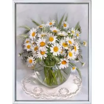 Картина в раме Русская коллекция Ромашки, 30х40 см