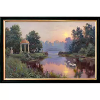 Картина в раме Утренний парк, 30х20 см