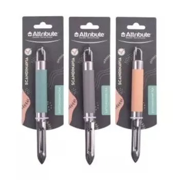 Картофелечистка Attribute Gadget Scandinavia, 19 см, нерж. сталь, в ассортименте