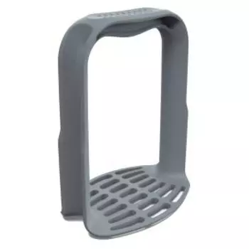 Картофелемялка, 16 см, пластик, серый