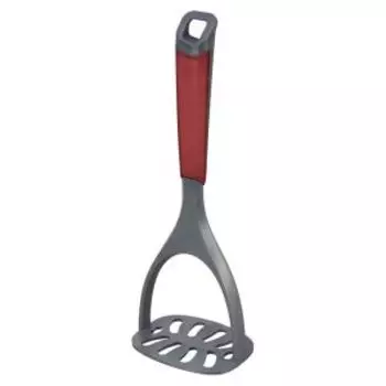 Картофелемялка Maestro, 33 см, пластик, бордовый