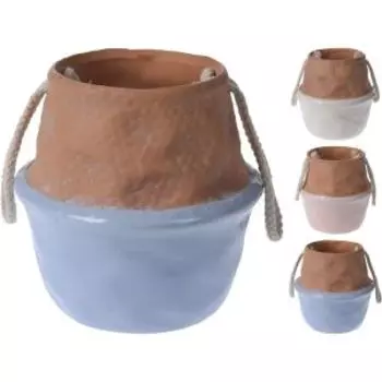 Кашпо для цветов, 14,5х14,5см, керамика, крынка