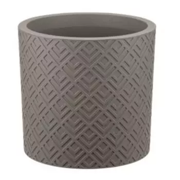 Кашпо IDEA Этна с вставкой, 20 см, 3,4 л, серый