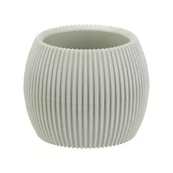 Кашпо IDEA Пиканто, 14,5 см, 0,7 л, белый ротанг