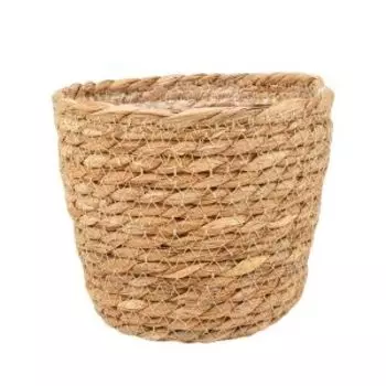Кашпо плетеное Сафари, 2.5 л, рогоз