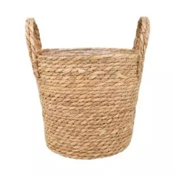 Кашпо плетеное Сафари с ручками, 7.5 л, рогоз