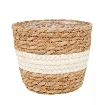 Кашпо плетеное Танзания, 4.5 л, рогоз