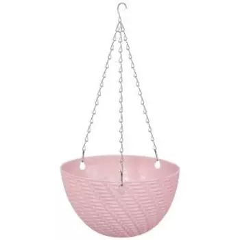 Кашпо подвесное с дренажной сеткой, 15 см, в ассортименте