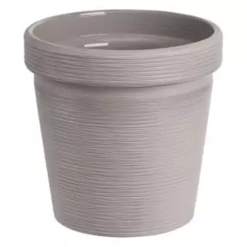 Кашпо Терра, 1.1 л, 13 см, серый жемчуг