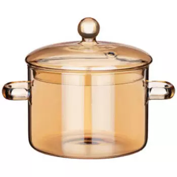 Кастрюля Amber, 1.6 л, стекло