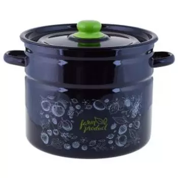 Кастрюля Appetite Berry, 9 л, эмаль