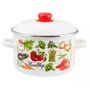 Кастрюля Appetite Veggies, 4 л, эмаль