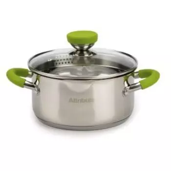 Кастрюля Attribute Lime, 18 см, 2 л, нерж. сталь