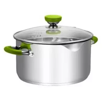 Кастрюля Attribute Lime, 24 см, 5 л, нерж. сталь