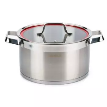Кастрюля Attribute Red Line, 5.7 л, нерж. сталь