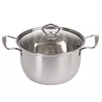 Кастрюля Домовой Первая цена 2,2 л, нержавеющая сталь