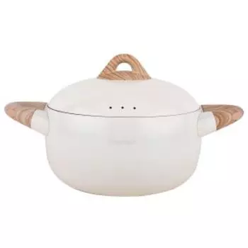 Кастрюля Esprado Bola, 4 л, алюминий, индукция, белый