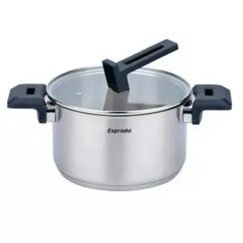 Кастрюля Esprado Plano, 3.3 л, нерж. сталь
