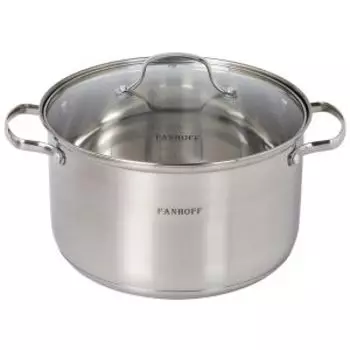 Кастрюля Fanhoff Astrid, 6.5 л, нерж. сталь