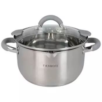 Кастрюля Fanhoff Leona, 4.5 л, нерж. сталь