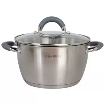 Кастрюля Fanhoff Vega, 21 см, 3.3 л, нерж. сталь