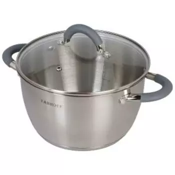 Кастрюля Fanhoff Vega, 23 см, 4.5 л, нерж. сталь
