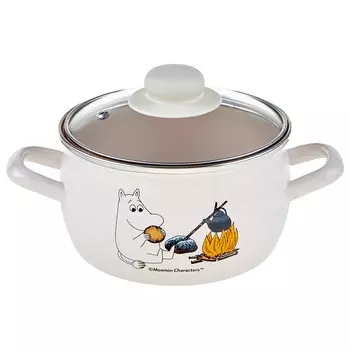 Кастрюля Hitt Moomin У костра, 2 л, эмаль
