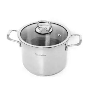 Кастрюля Катюша Марта, 3.3 л, стеклянная крышка, нерж. сталь