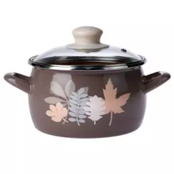 Кастрюля Metrot Осенняя соната, 2.4 л, эмаль