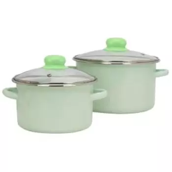 Кастрюля Мята, 2 л, эмаль