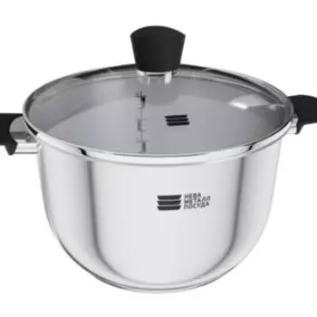 Кастрюля НМП Vivo, 4,7 л, нержавеющая сталь
