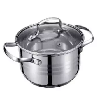 кастрюля REGENT CINTURA 5л, нерж сталь, индукция