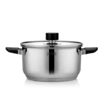 Кастрюля с крышкой Esprado El Rey, 2.4 л, 18 см, нерж. сталь