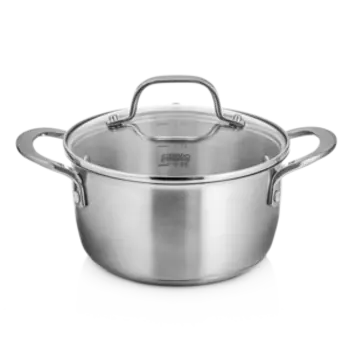 кастрюля с крышкой Esprado Fuerte, 2,2л, 18см, нержавеющая сталь